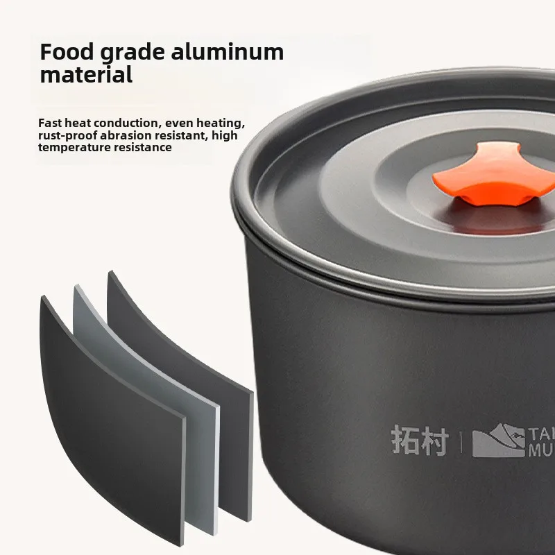 Camping Cookware Set Outdoor C - огляд і ціна Camping Cooking Kits