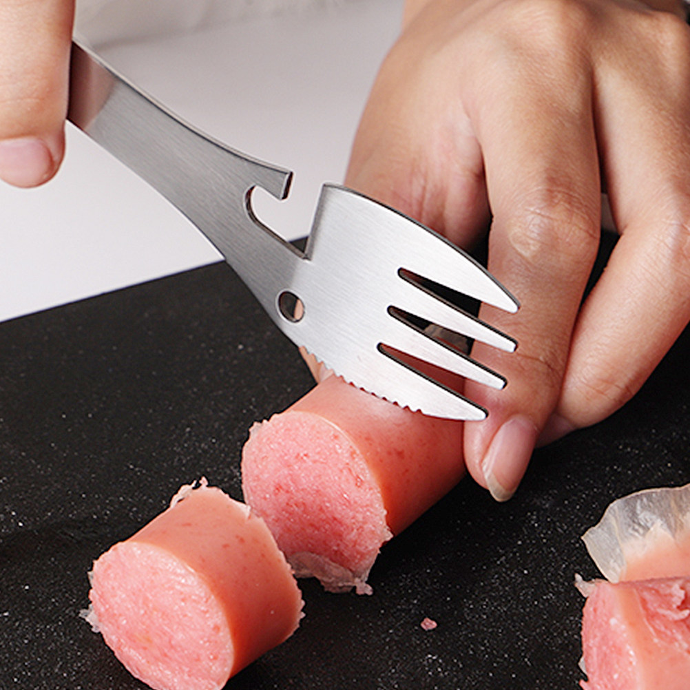 2Pcs Portable Stainless Steel  - огляд і ціна Camp Spork Set