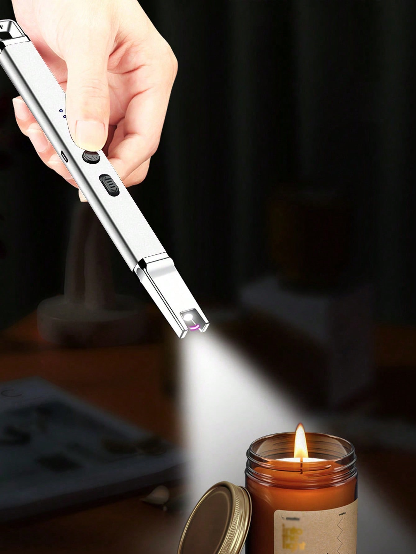 Windproof Arc Plasma Electric  - огляд і ціна Camping Cooking Candle