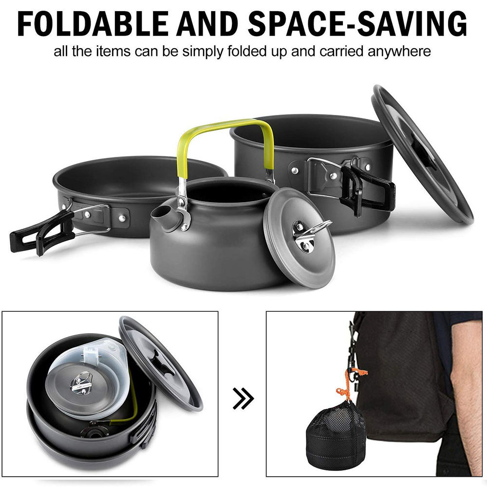 Outdoor Camping Cookware Set A - огляд і ціна Camping Cooking Candle