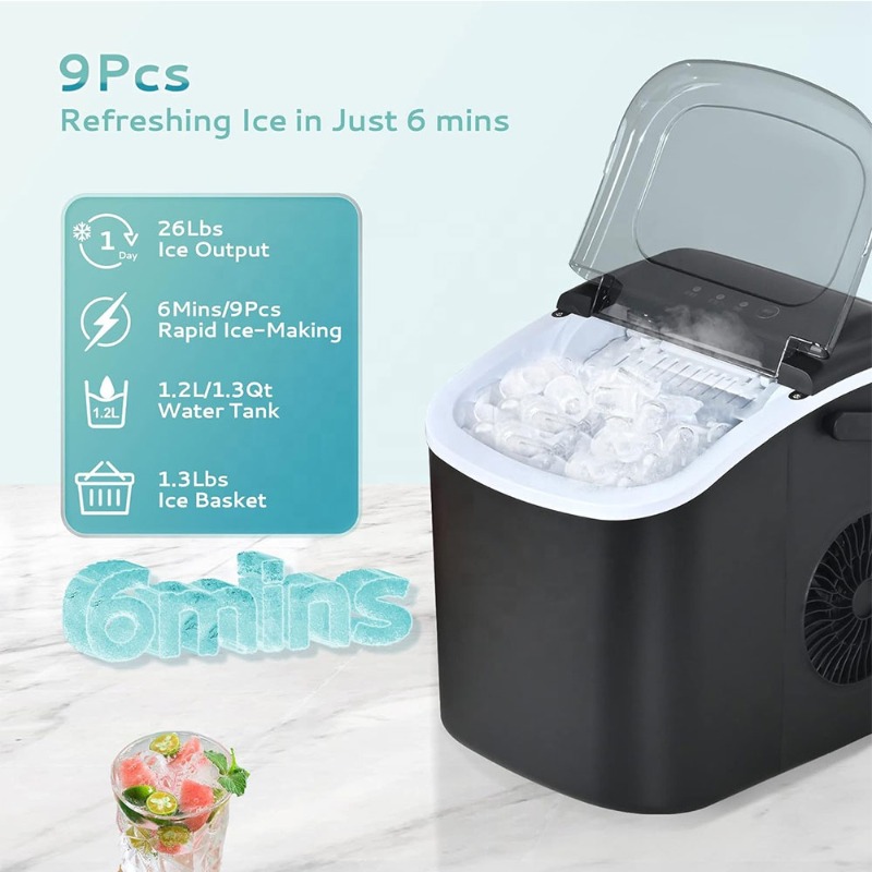 Portable Countertop Ice Maker  - огляд і ціна Camping Cooking Kitchen
